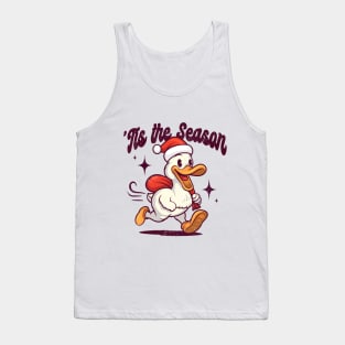 'TIS THE SEASON RETRO CARTOON DUCK CHRISTMAS Tank Top